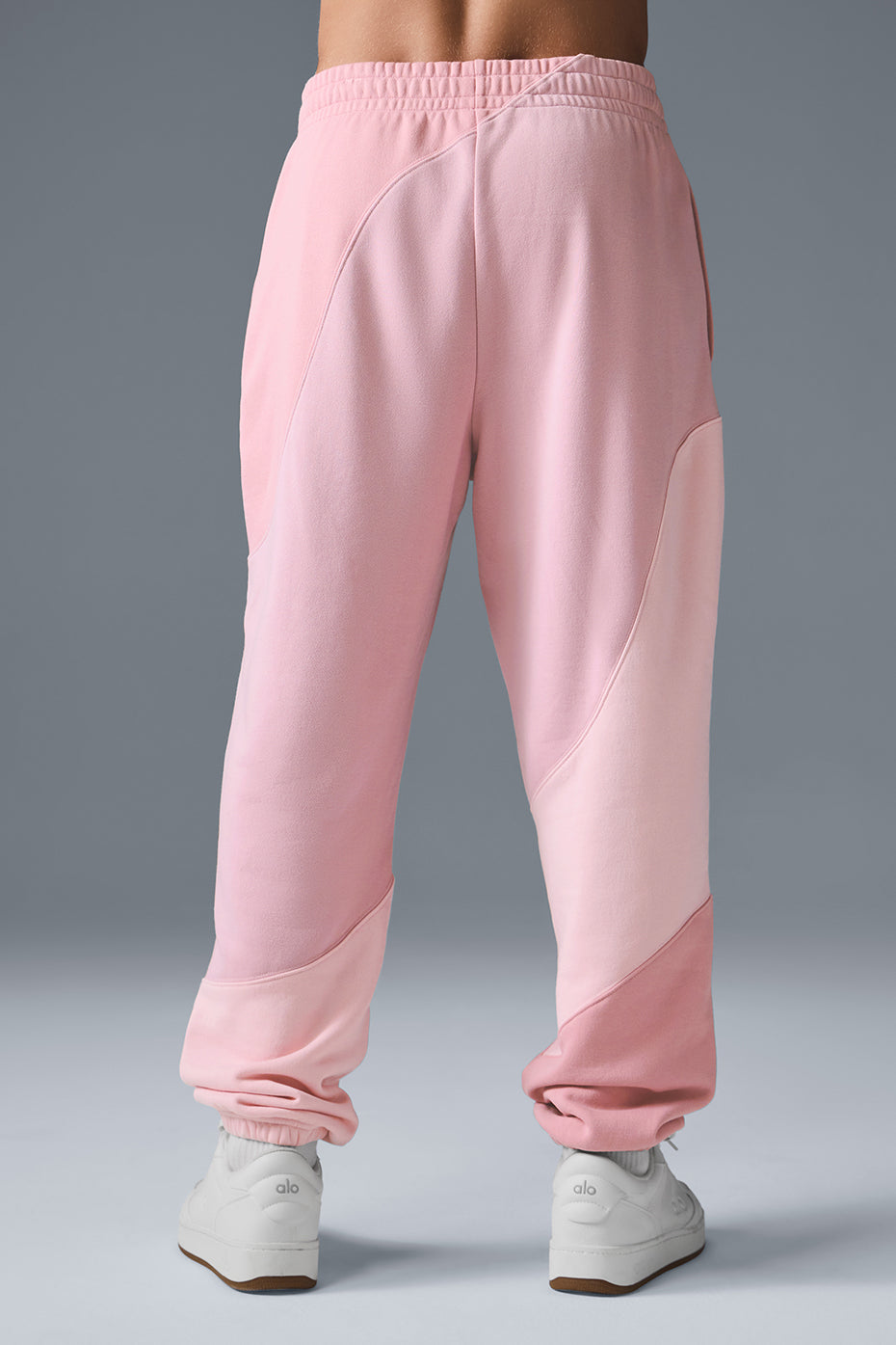 Alo Yoga Make Waves Sweatpant - Sunset Pink Tonal