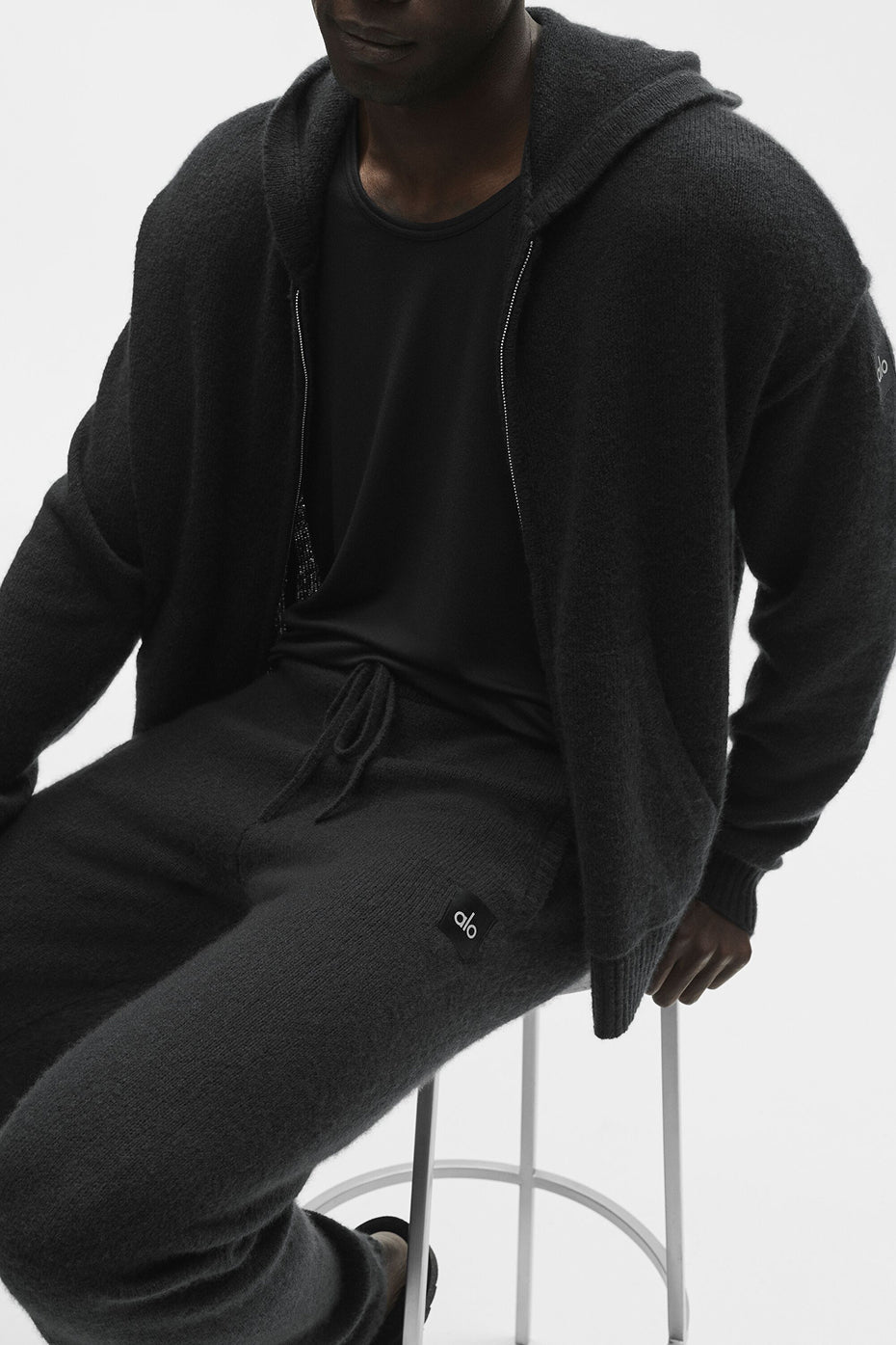 Alo Yoga Wool Cashmere New Class Sweatpant - Black