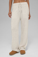 Alo Yoga Wool Cashmere New Class Sweatpant - Bone Heather