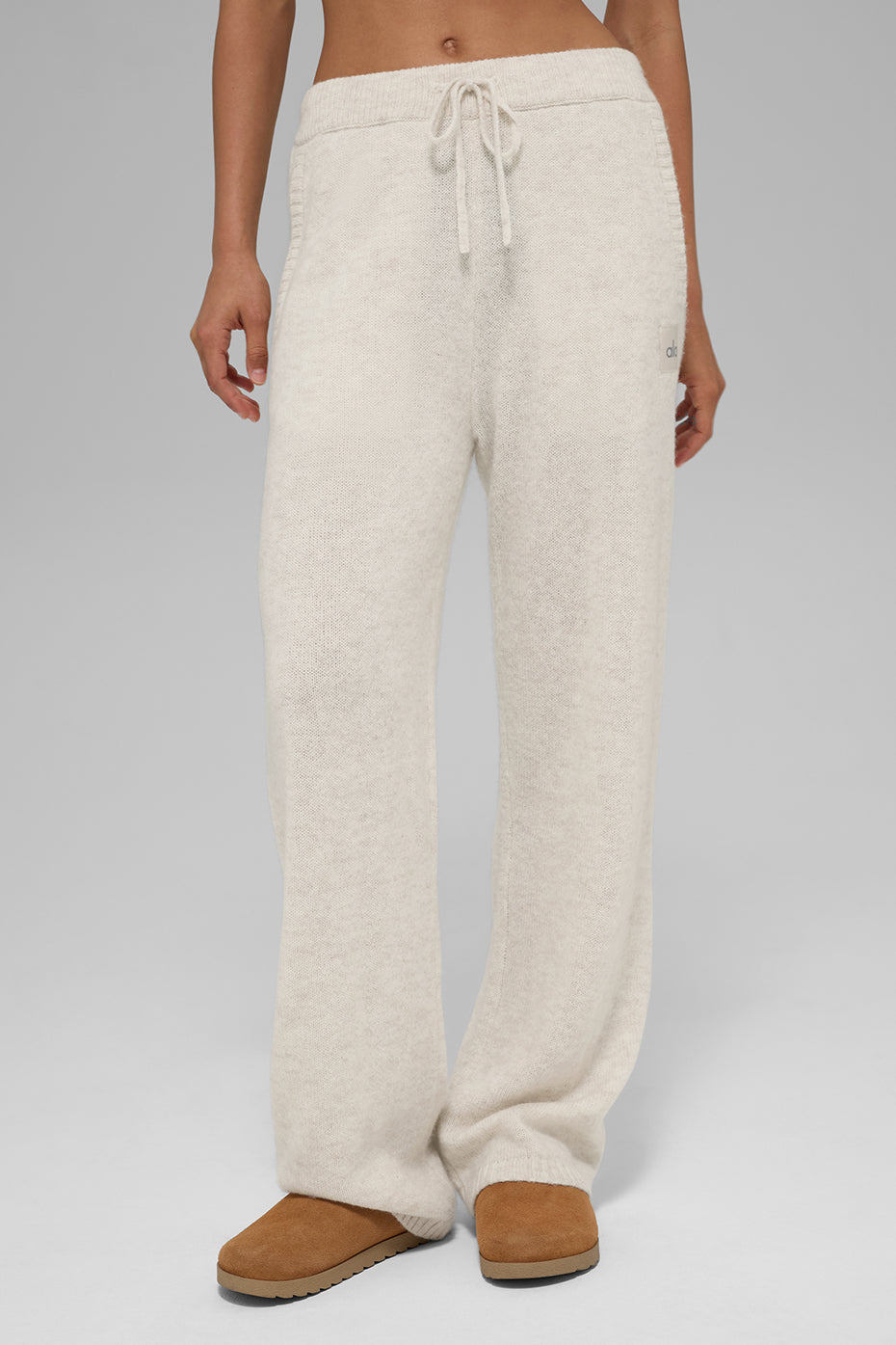 Alo Yoga Wool Cashmere New Class Sweatpant - Bone Heather