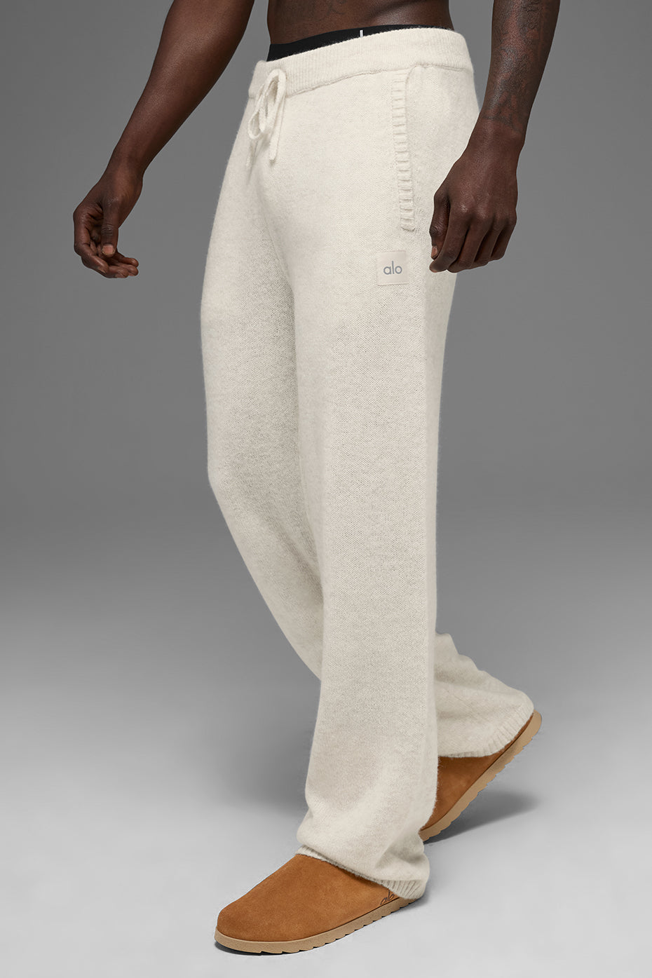 Alo Yoga Wool Cashmere New Class Sweatpant - Bone Heather