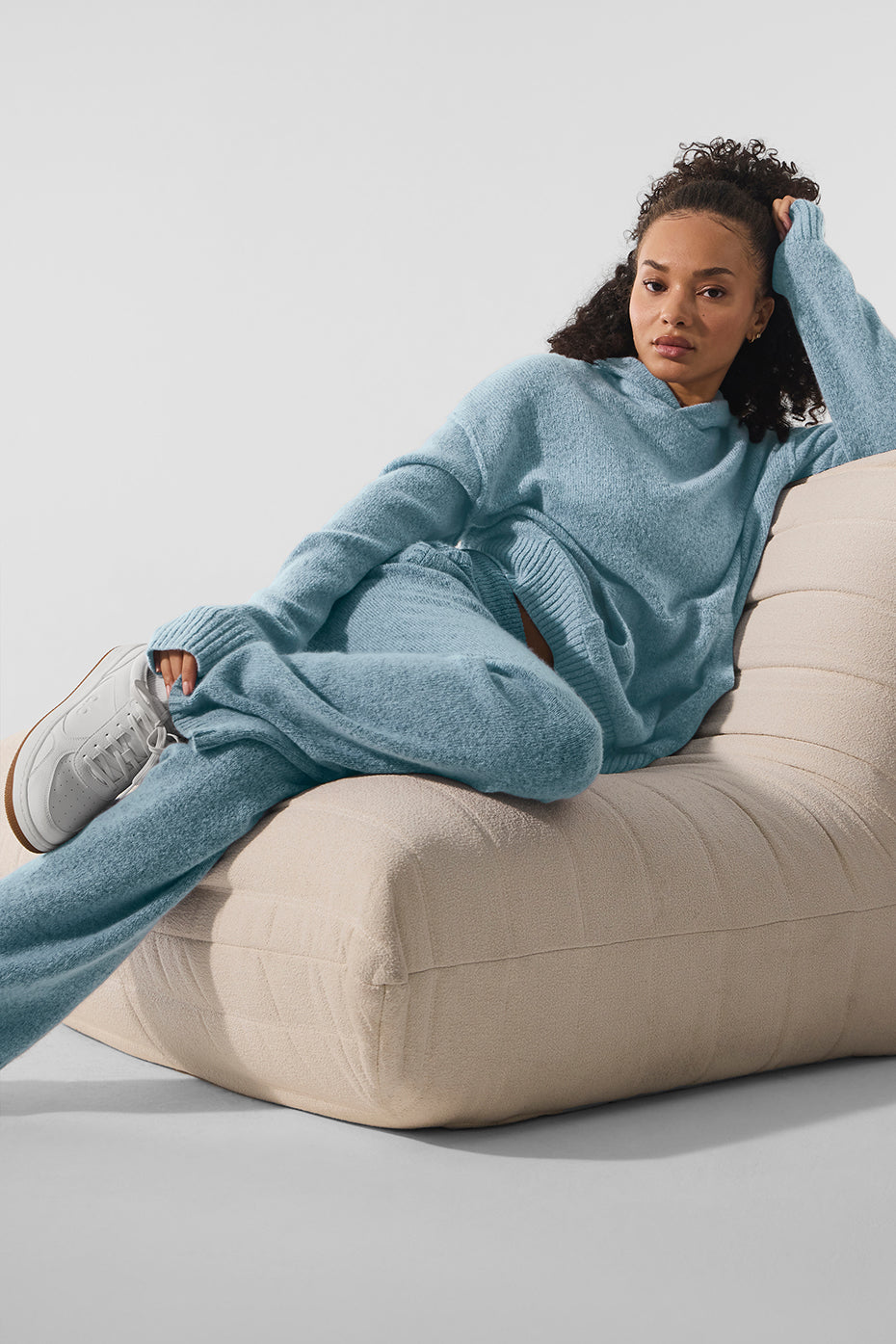 Alo Yoga Wool Cashmere New Class Sweatpant - Celestial Blue Granite Heather