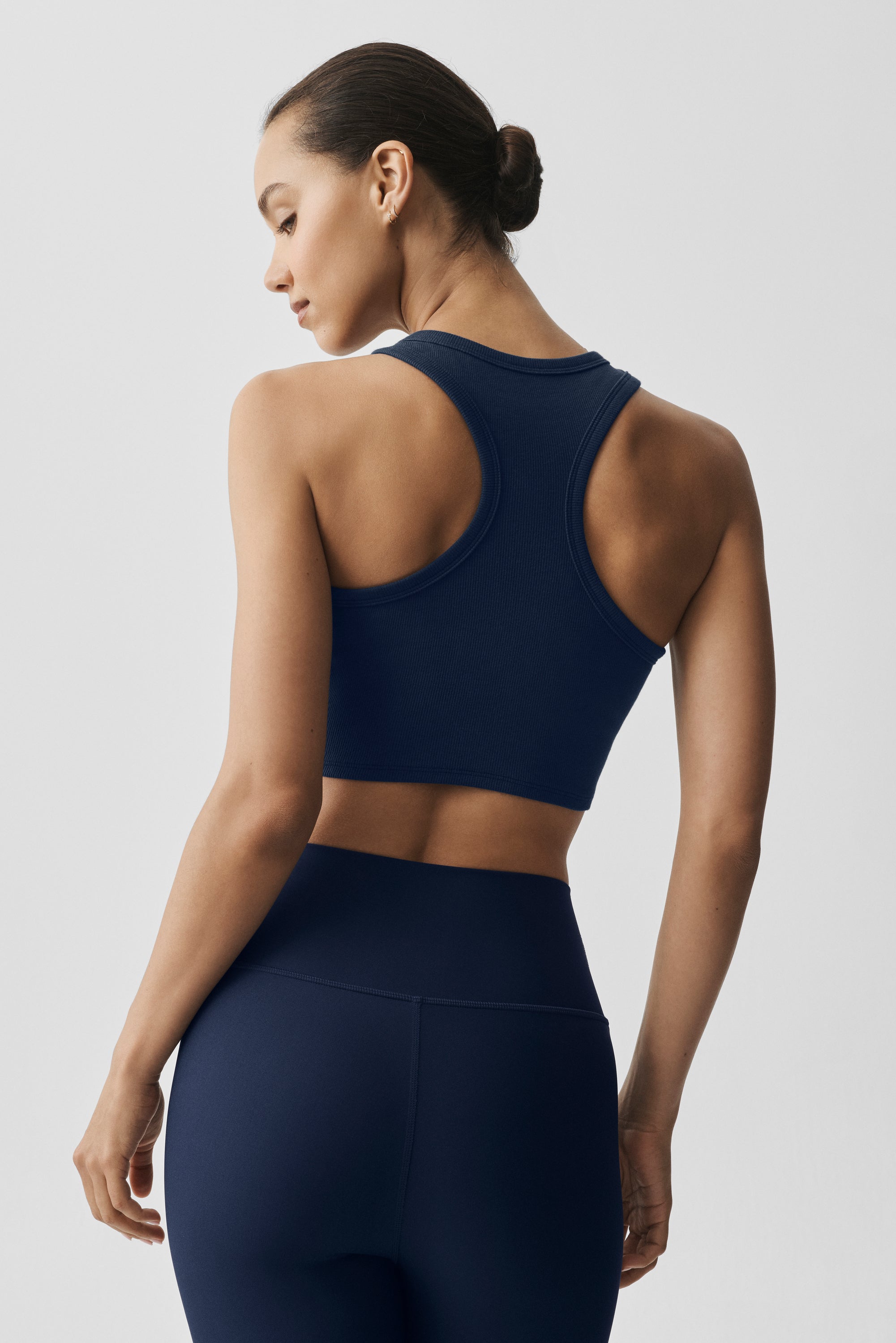 Alo Yoga Aspire Tank - Navy/White