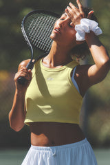 Alo Yoga Aspire Tank - Sunshine/White