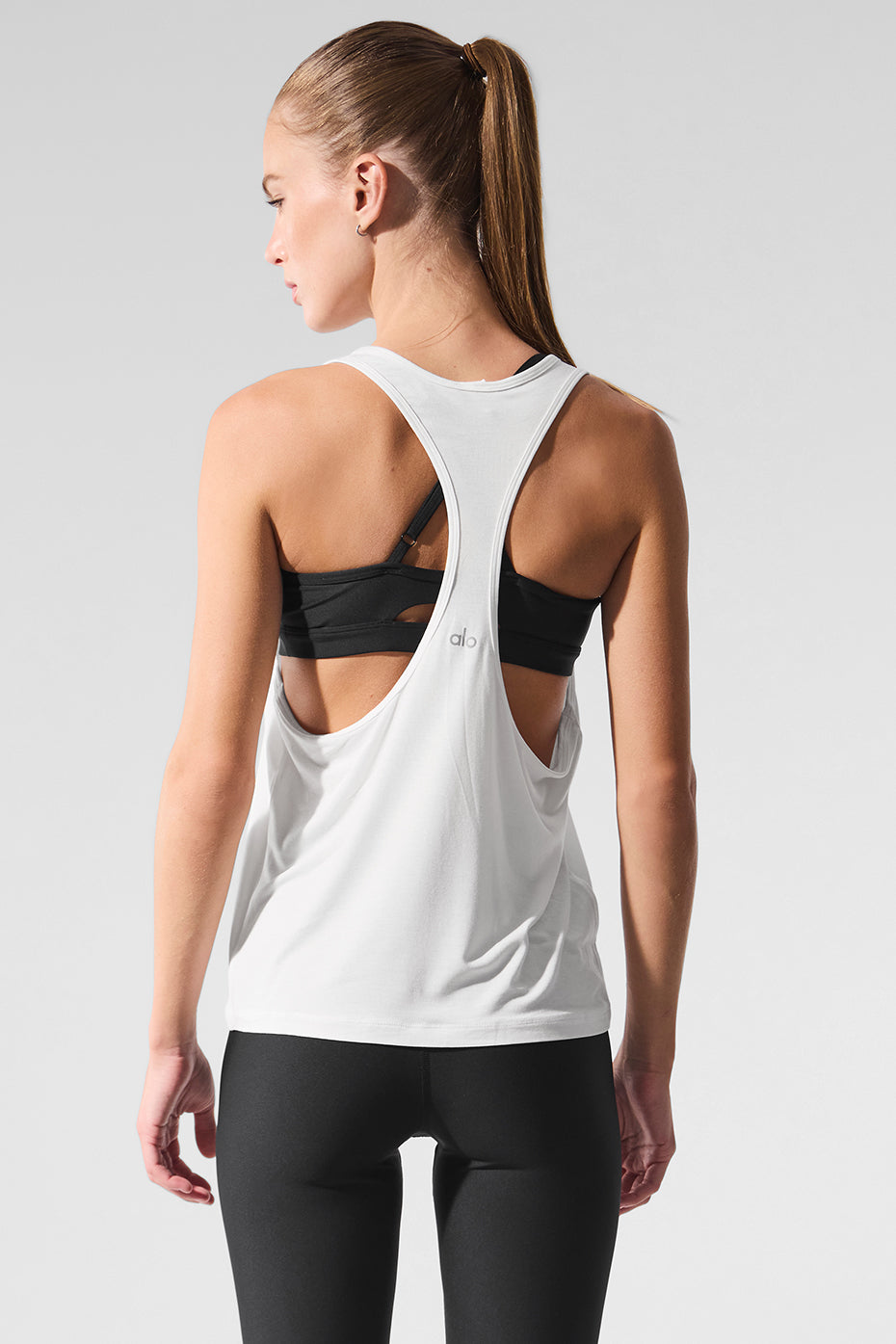 Alo Yoga All Day Tank - White