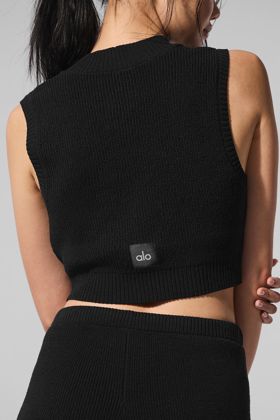 Alo Yoga Supernatural Sweater Tank - Black