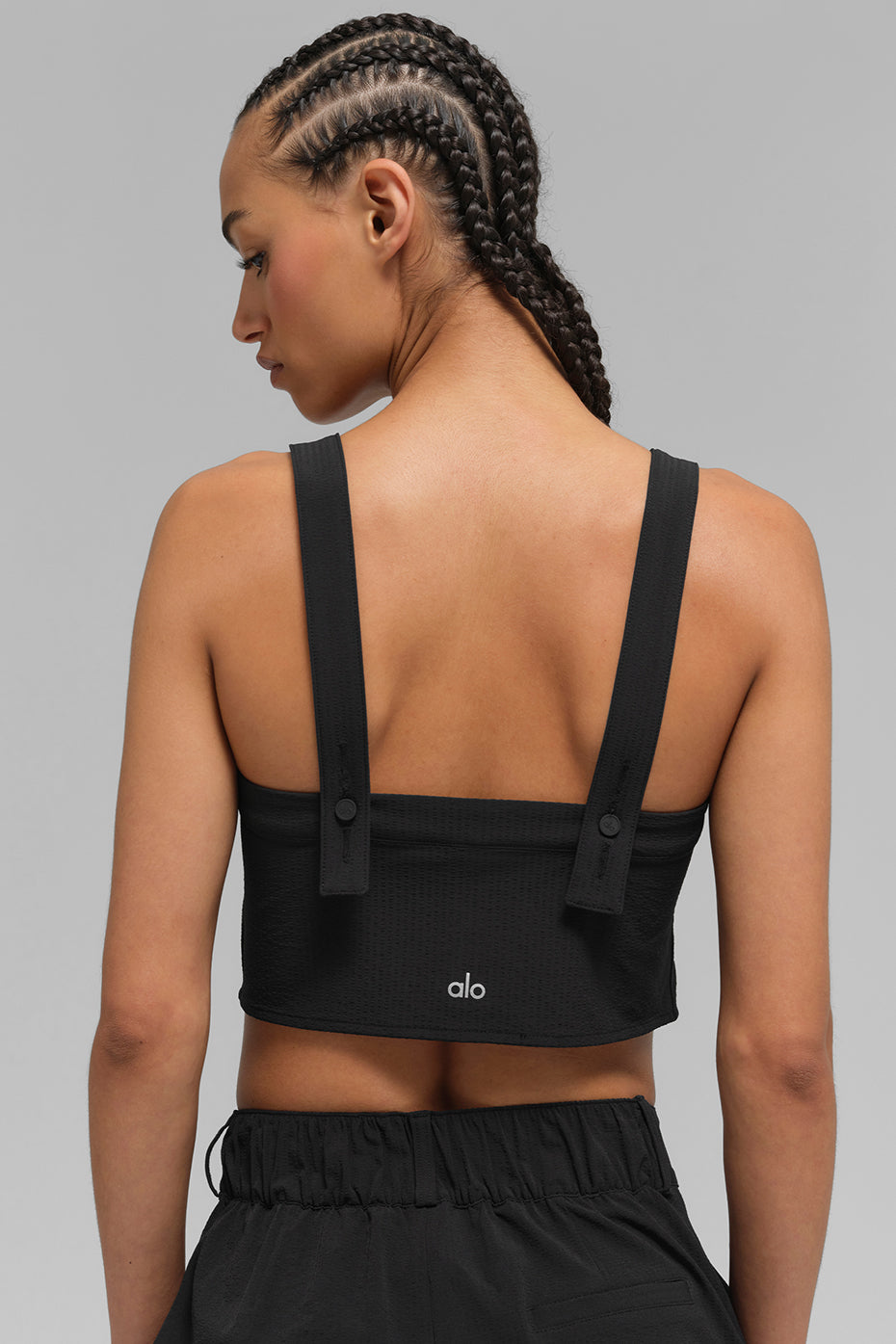 Alo Yoga Cropped Dreamscape Tank - Black