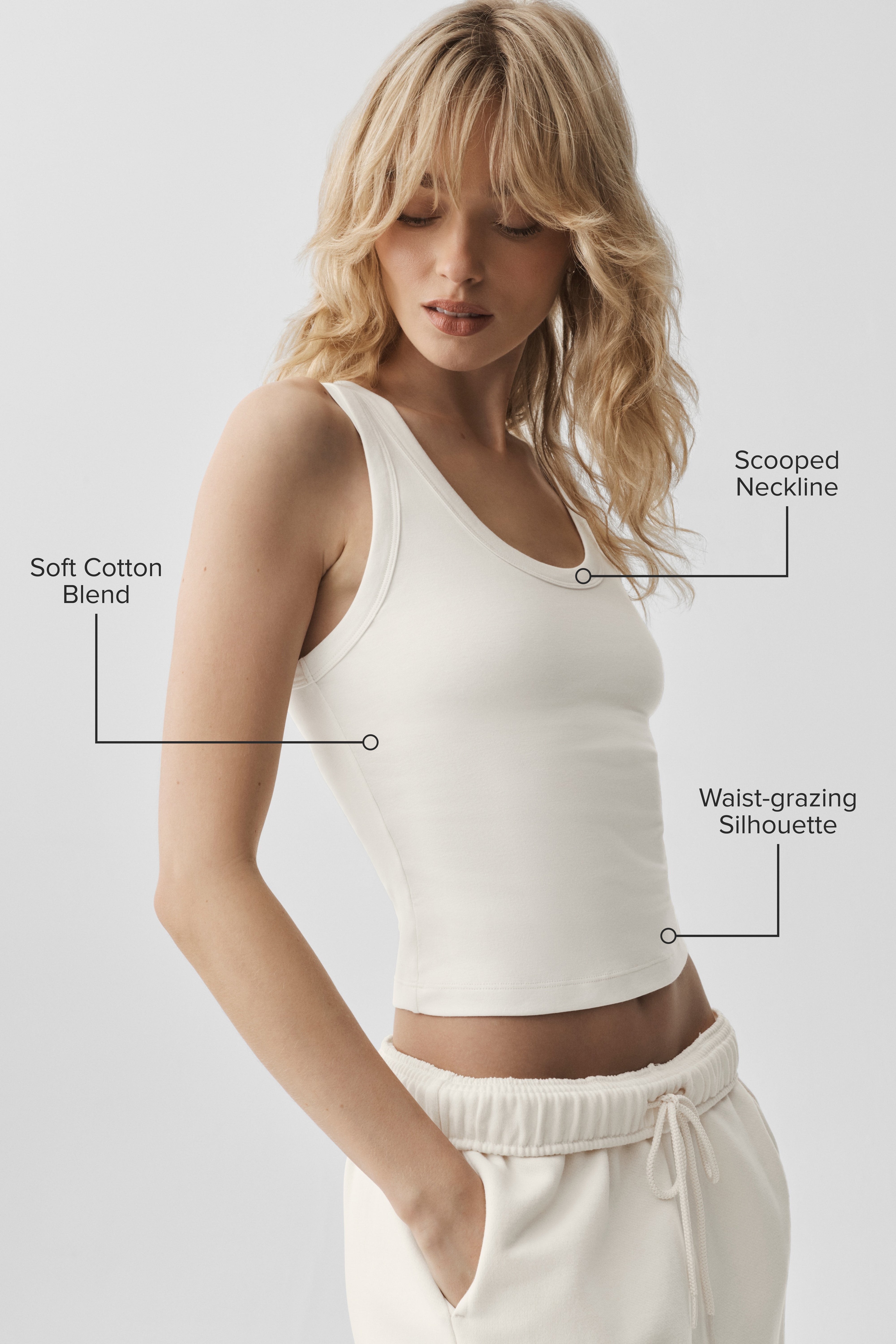 Alo Yoga Timeless Tank - Ivory