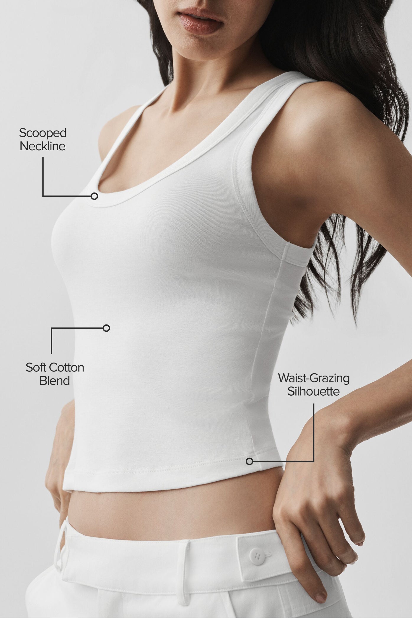 Alo Yoga Timeless Tank - White