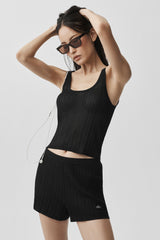 Alo Yoga Sweater Sunlit Tank - Black