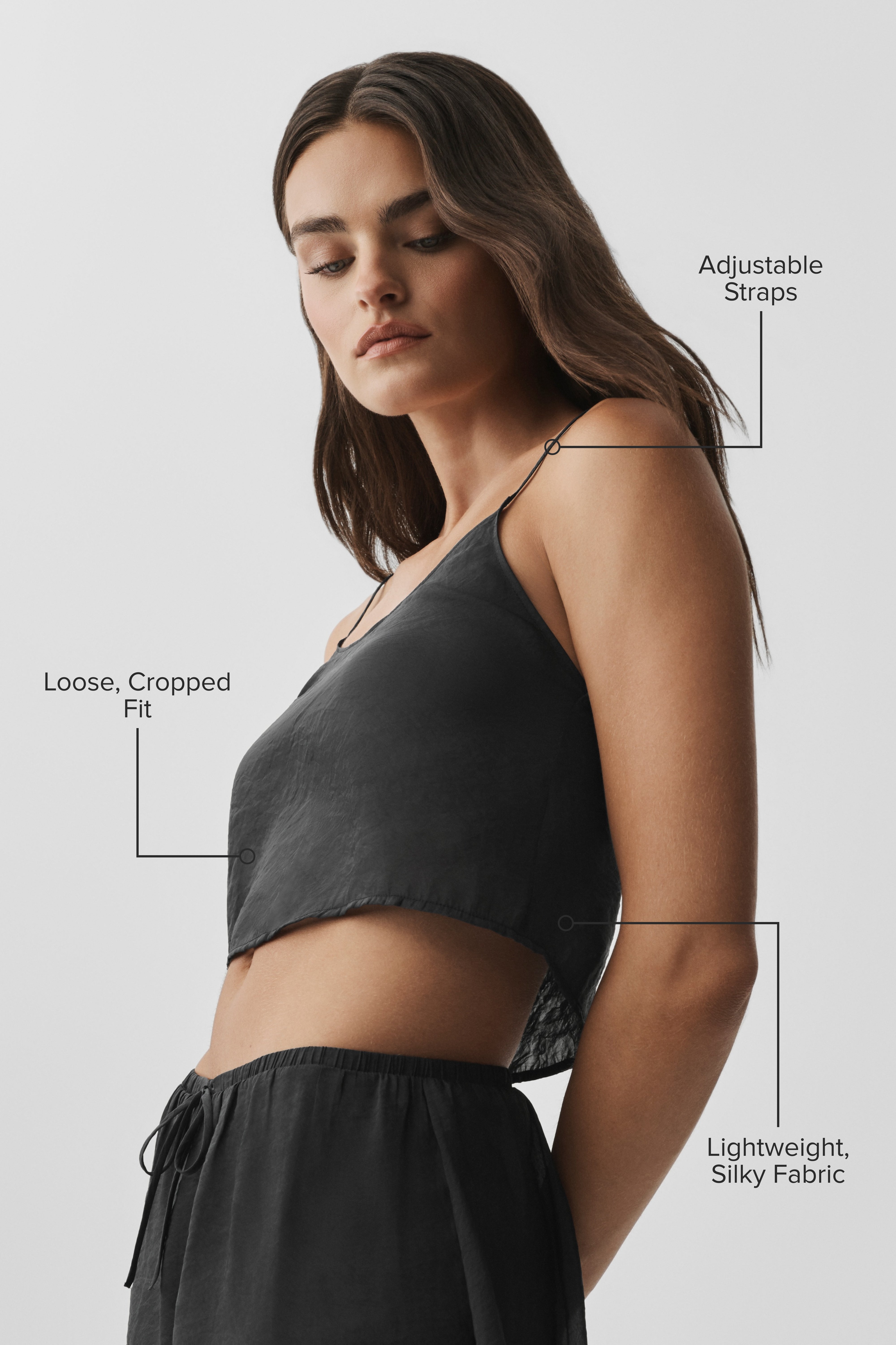 Alo Yoga Semi-Sheer Golden Hour Tank - Black