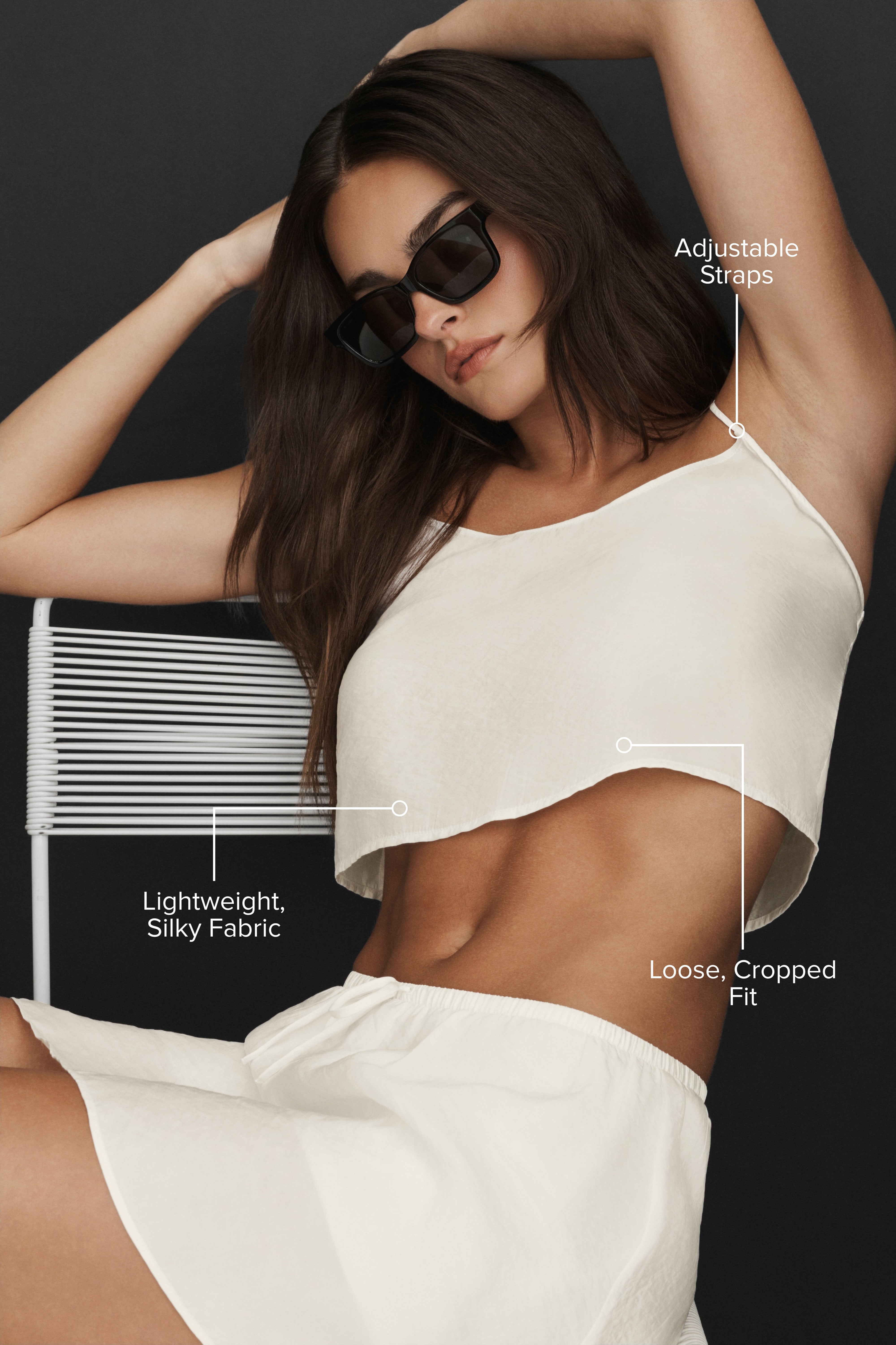 Alo Yoga Semi-Sheer Golden Hour Tank - Ivory