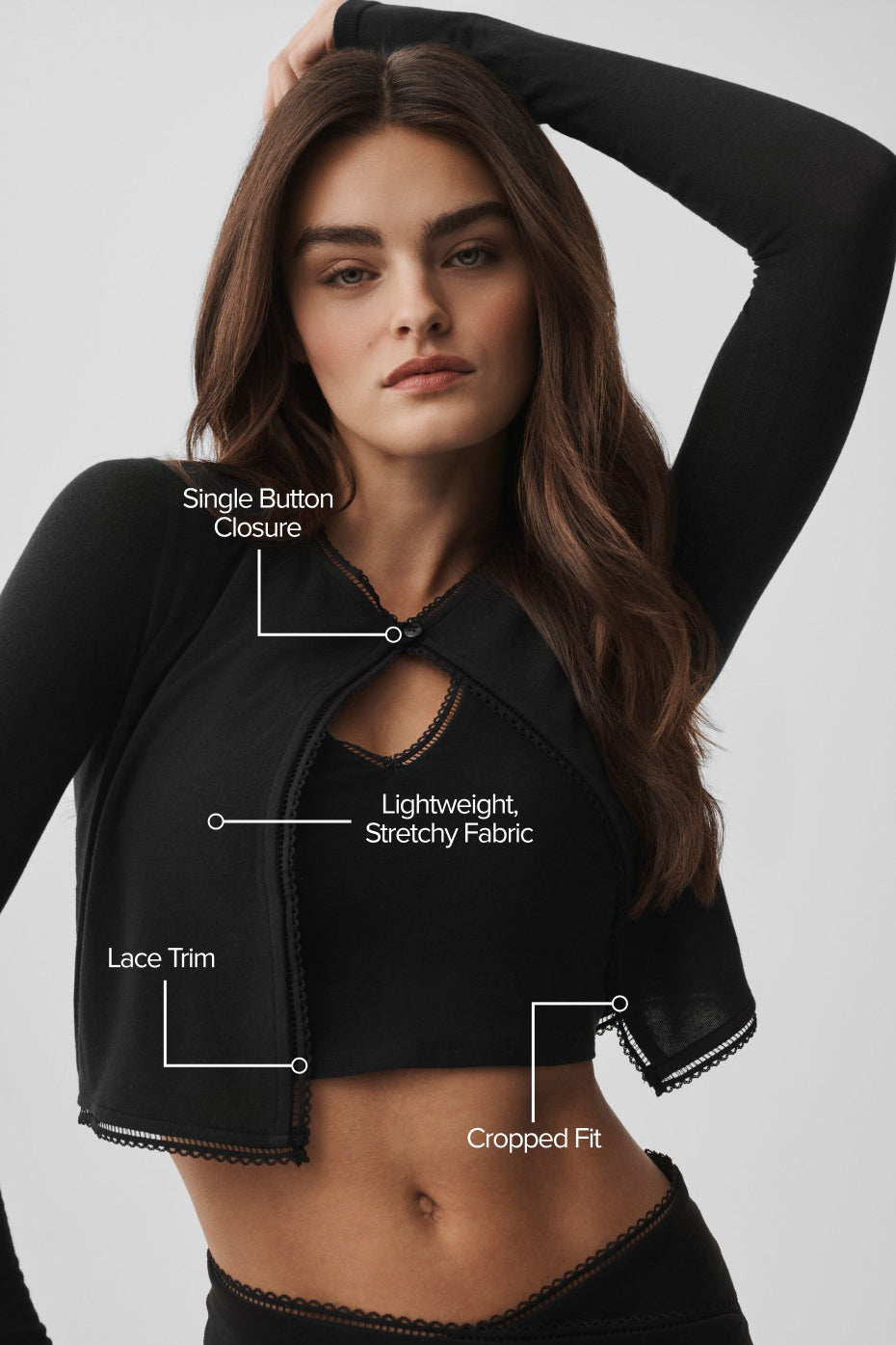 Alo Yoga Affection Cardigan - Black