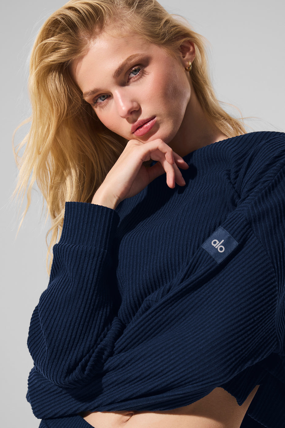 Alo Yoga Muse Hoodie - Navy