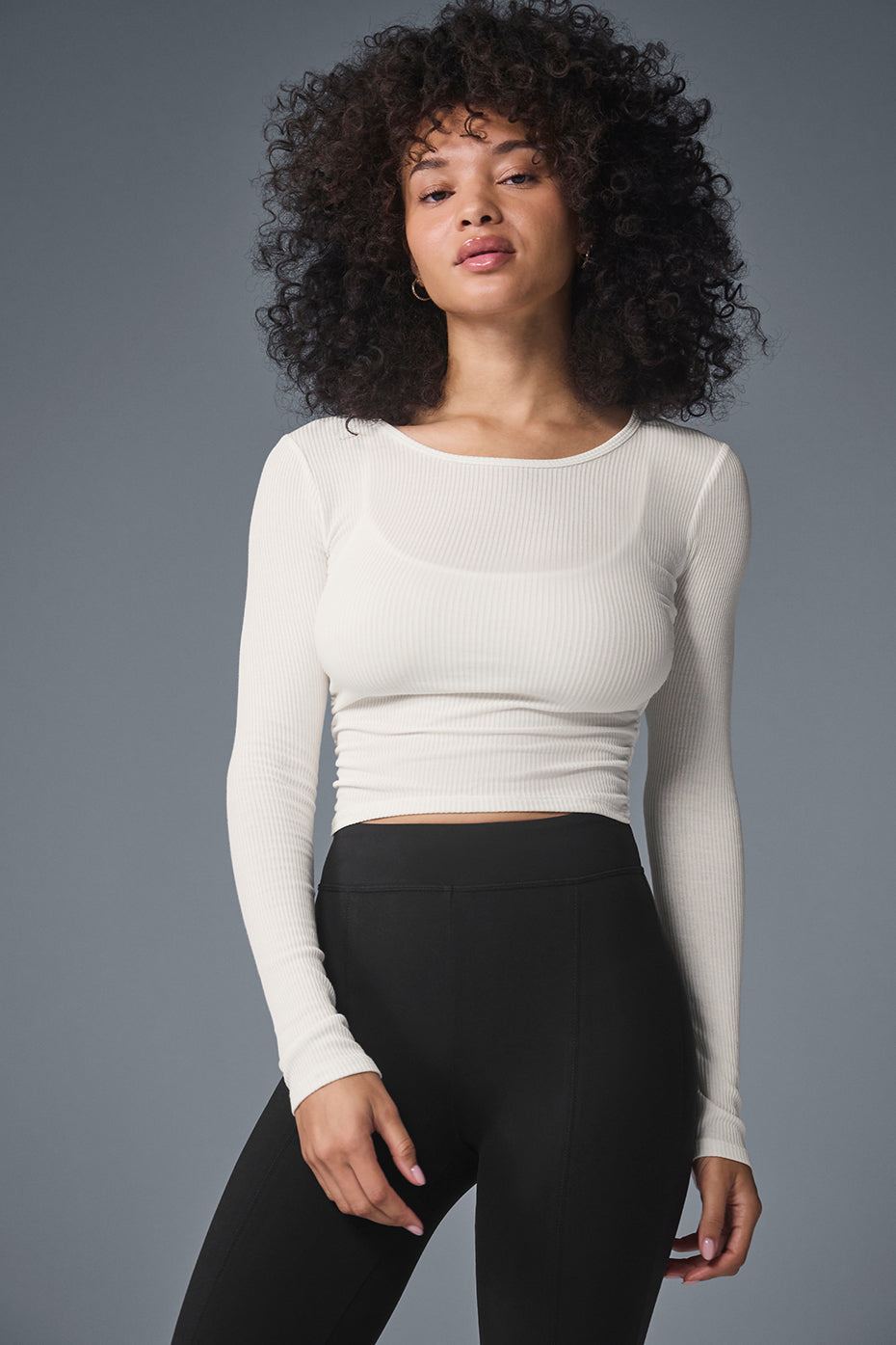 Alo Yoga Gather Long Sleeve - Ivory