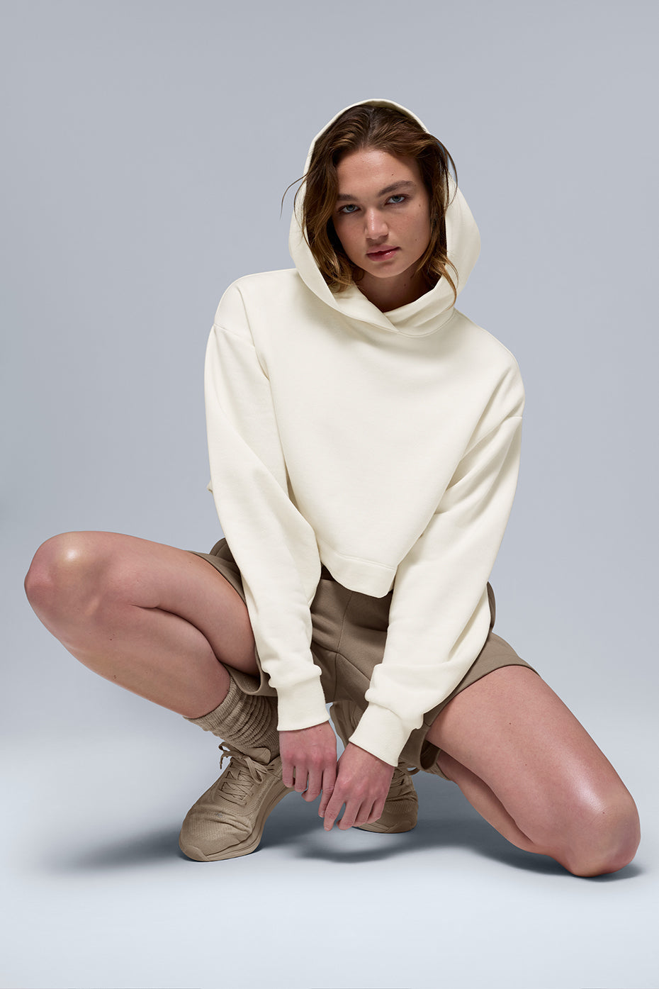 Alo Yoga Bae Hoodie - Ivory