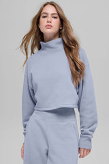 Alo Yoga Cropped Serenity Coverup - Winter Frost