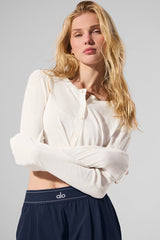 Alo Yoga Supernatural Sweater Cardigan - Ivory