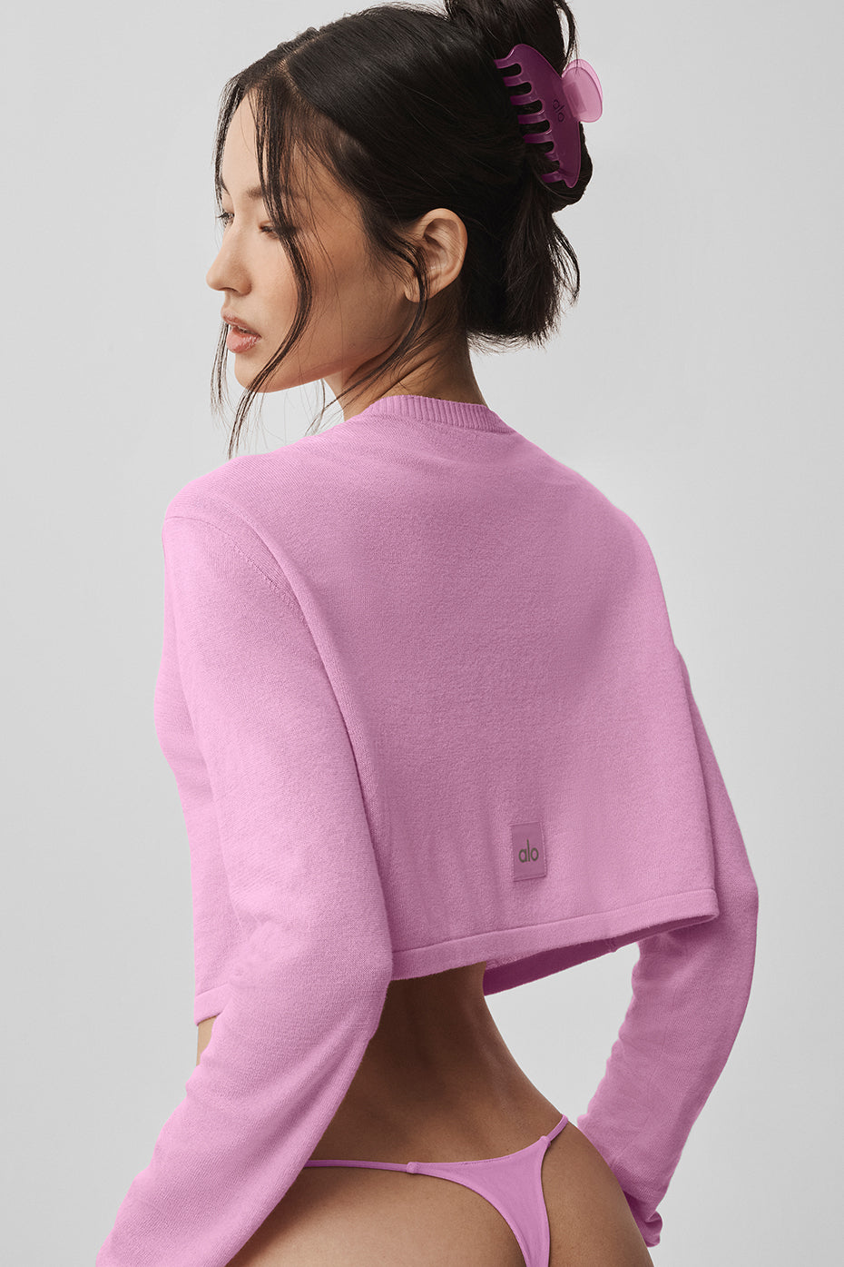 Alo Yoga Supernatural Sweater Cardigan - Candy Heart Pink