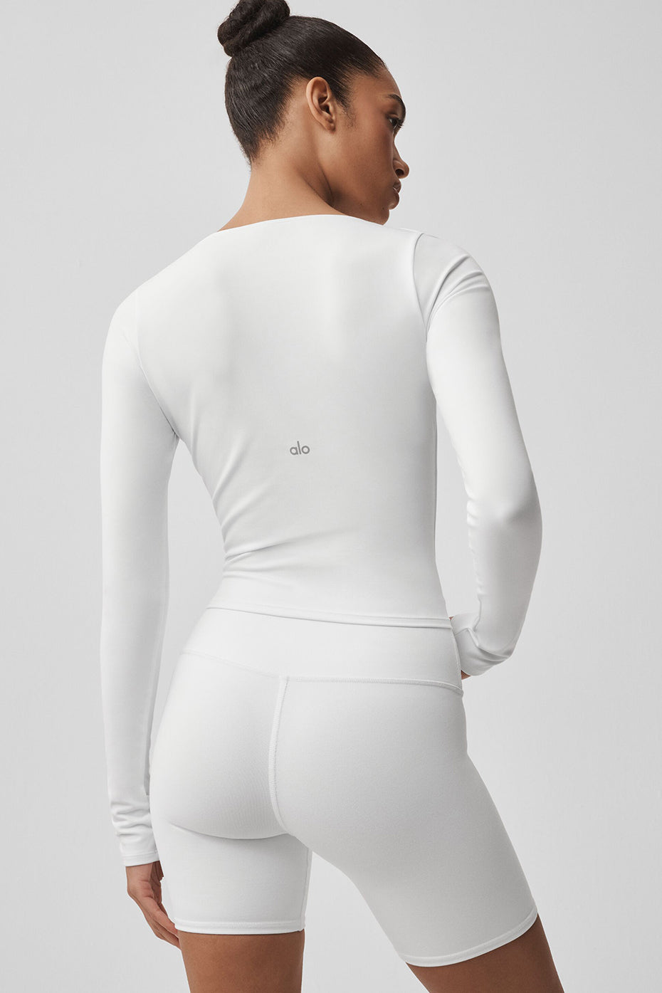Alo Yoga ALO Softsculpt Precision Long Sleeve - White