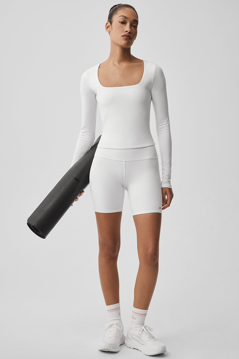 Alo Yoga ALO Softsculpt Precision Long Sleeve - White