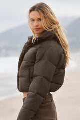 Alo Yoga Gold Rush Puffer - Espresso