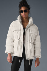 Alo Yoga Ice Breaker Puffer Jacket - Ivory
