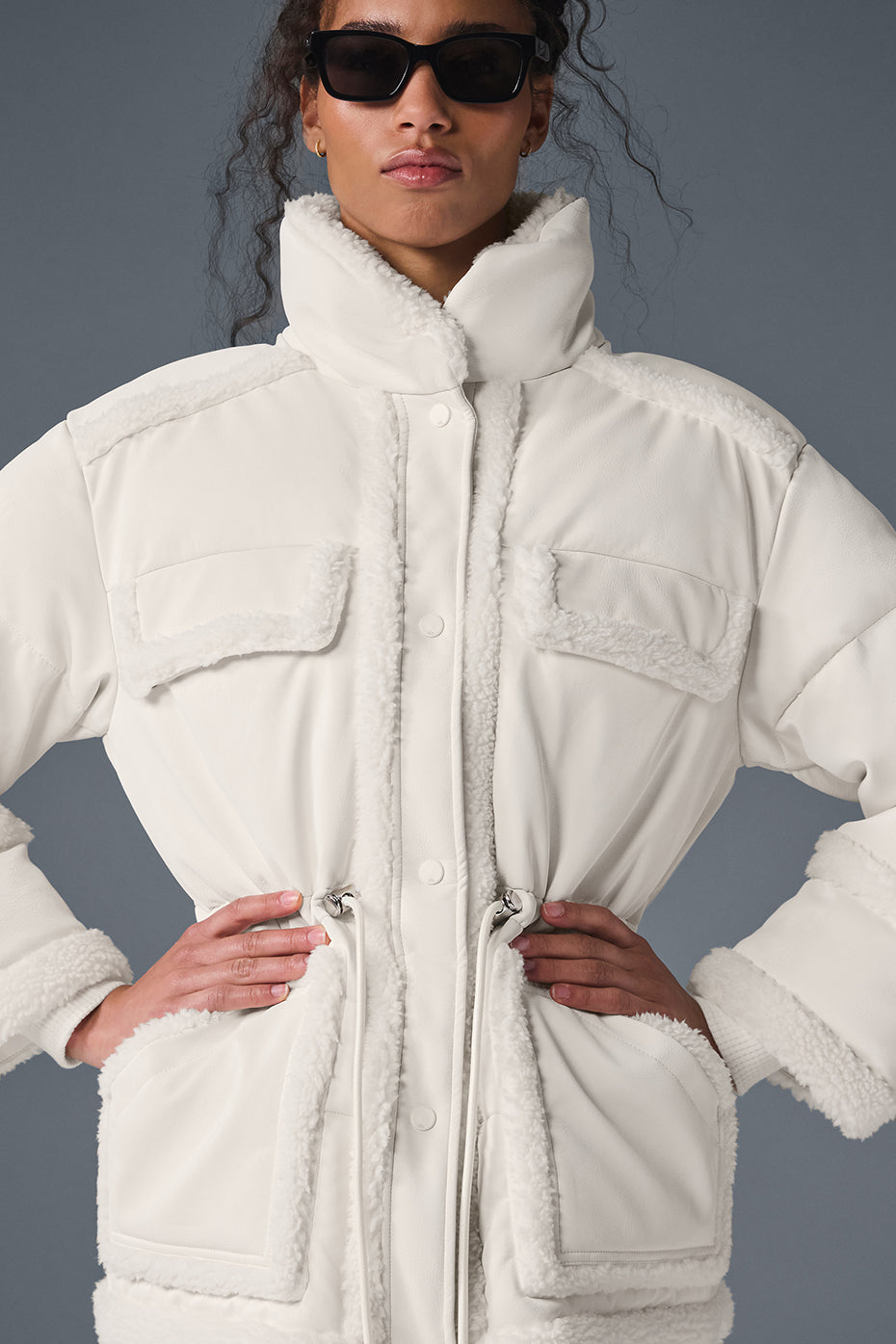 Alo Yoga Ice Breaker Puffer Jacket - Ivory