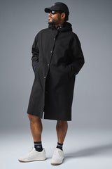 Alo Yoga Rain Or Shine Long Coat - Black