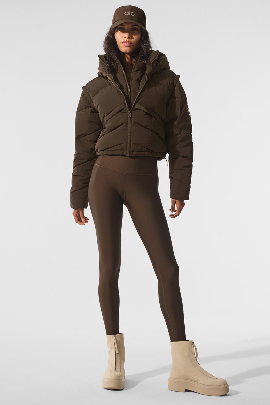 Alo Yoga Glacier Puffer - Espresso
