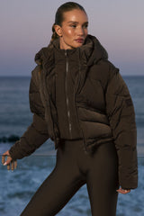 Alo Yoga Glacier Puffer - Espresso