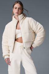 Alo Yoga Darling Sweater Puffer - Ivory