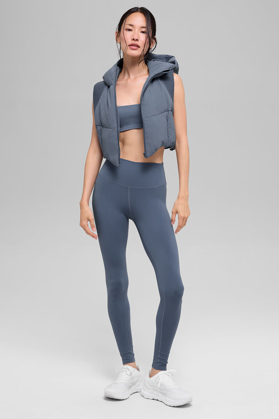 Alo Yoga Fast Lane Puffer Vest - Bluestone