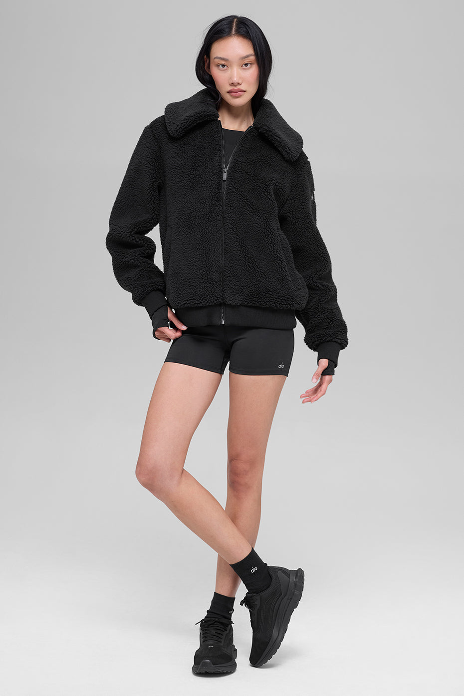 Alo Yoga Sherpa Downtown Jacket - Black