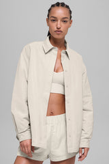 Alo Yoga Socialite Shacket - Bone