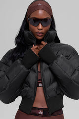 Alo Yoga Cropped Atmosphere Puffer - Black