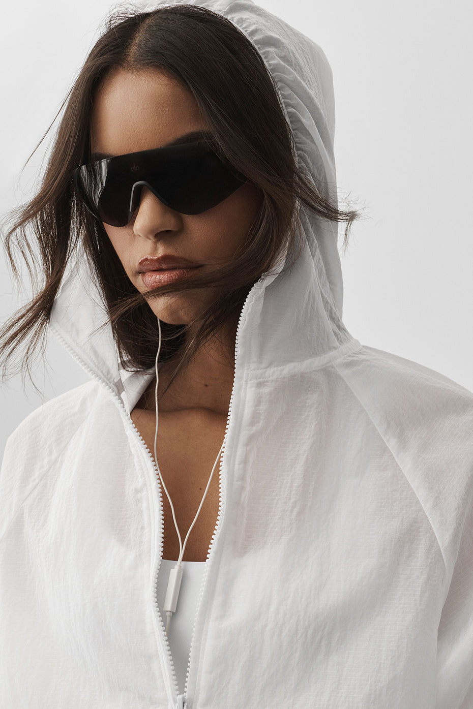 Alo Yoga Ripstop Electric Jacket - White