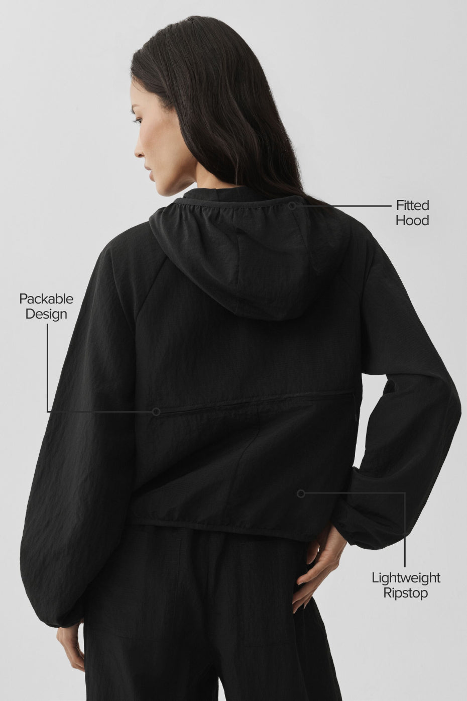 Alo Yoga Ripstop Electric Jacket - Black