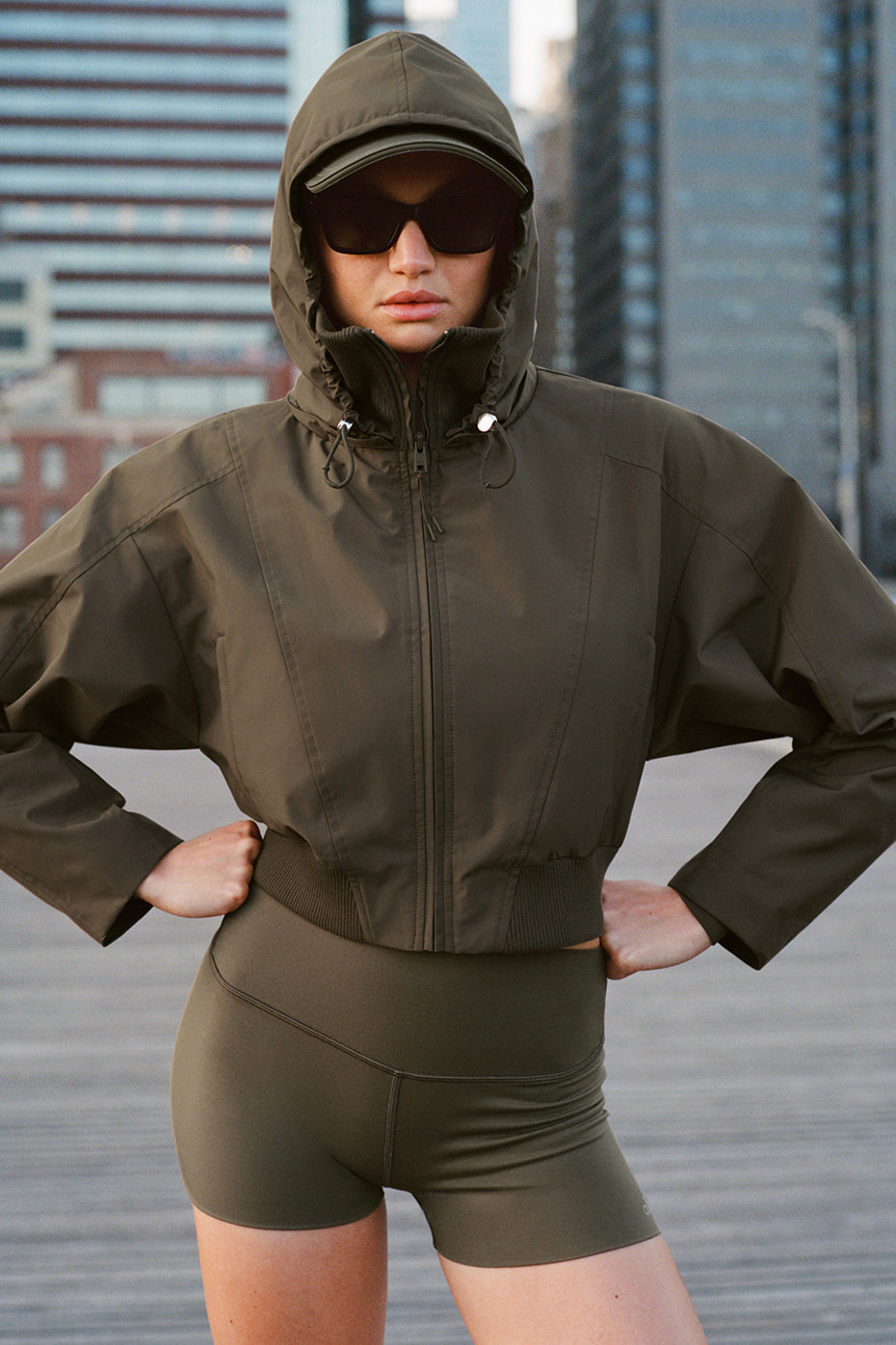 Alo Yoga First Draft Jacket - Olive Tree