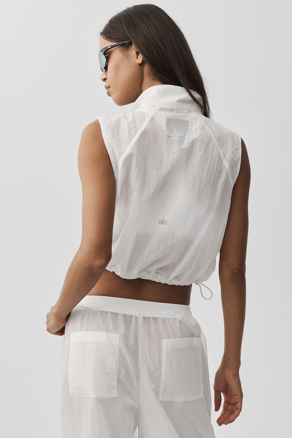 Alo Yoga Ripstop Electric Vest - White