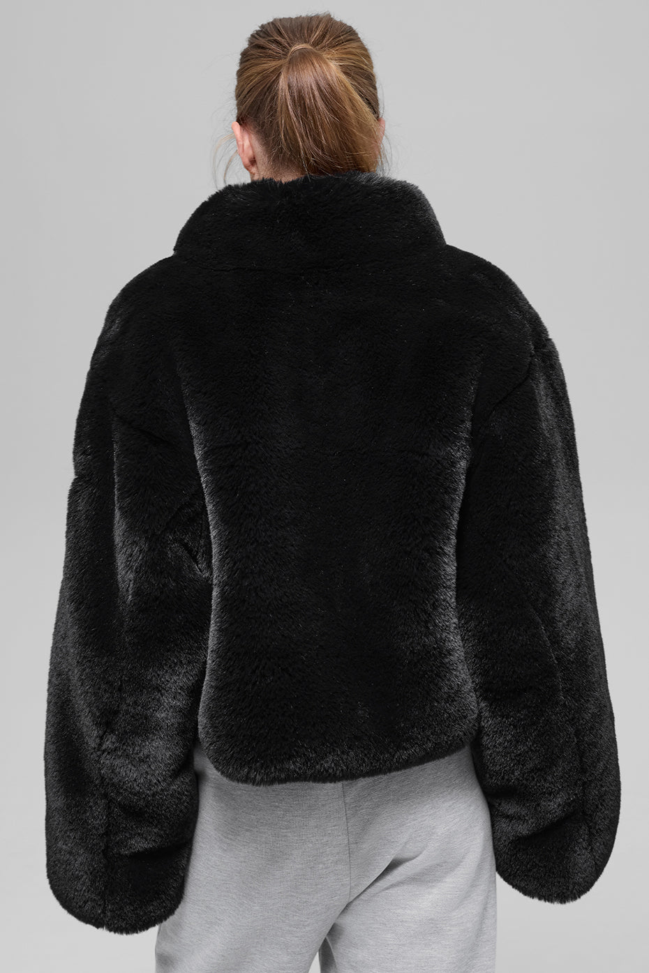 Alo Yoga Faux Fur Allure Jacket - Black