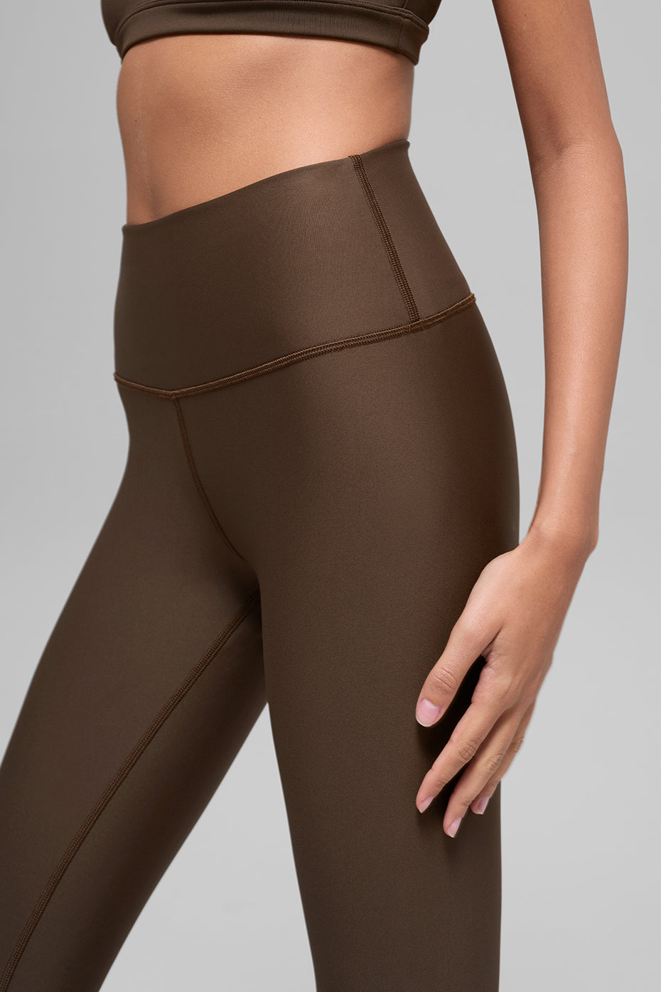 Alo Yoga Airlift Winter Warm High-Waist Legging - Espresso