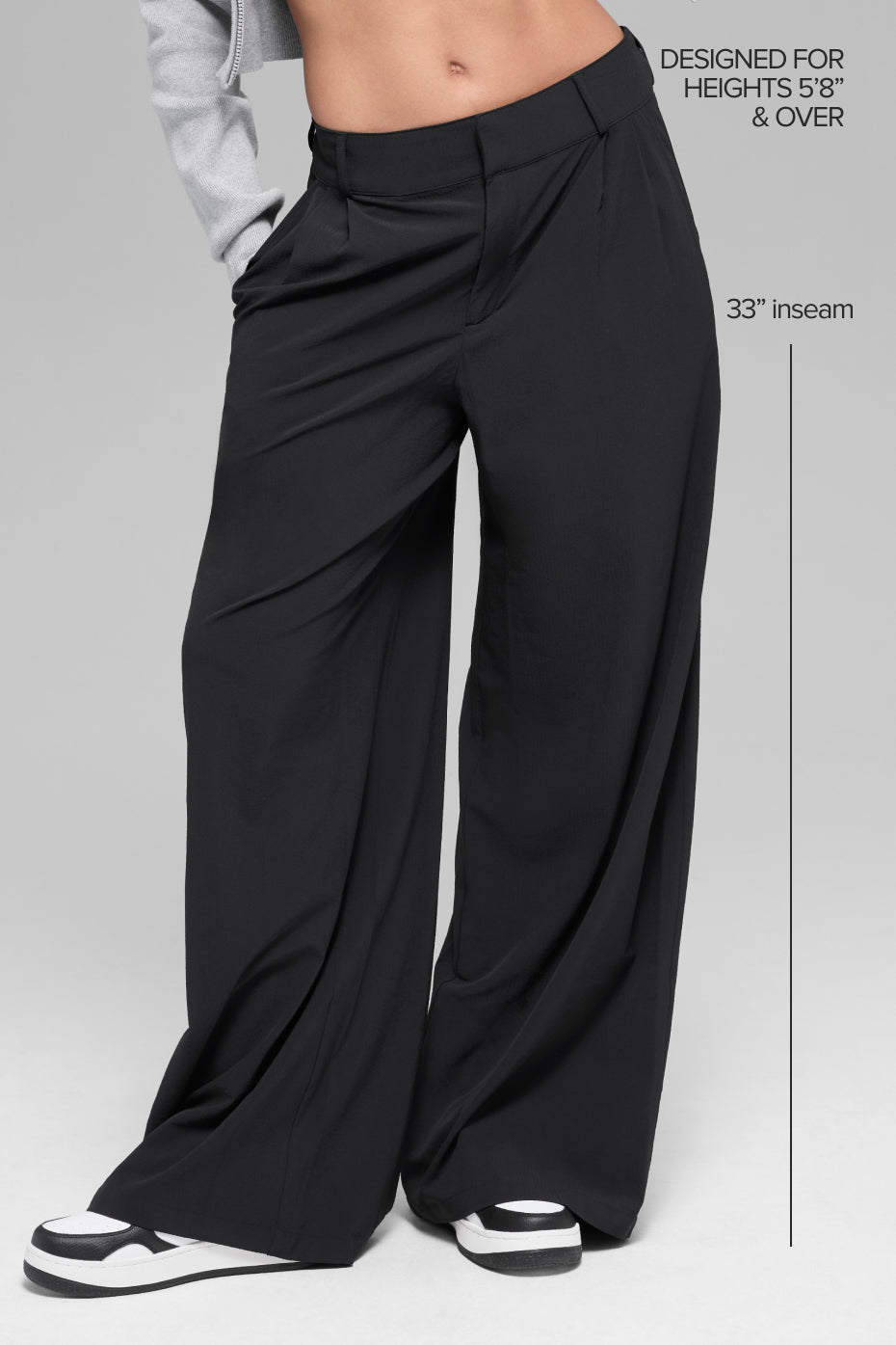 Alo Yoga High-Waist Dreamscape Trouser (Long) - Black