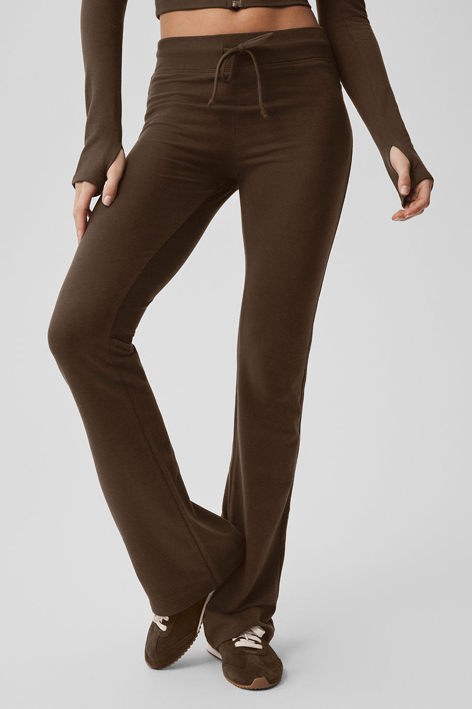 Alo Yoga Sway Bootcut Sweatpant - Espresso