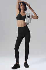 Alo Yoga Airlift Strength Extreme High-Waist 7/8 Legging - Black