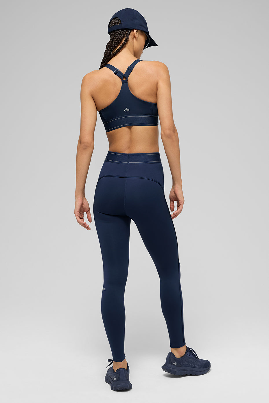 Alo Yoga Airlift High-Waist Suit Up Legging - Navy/Navy