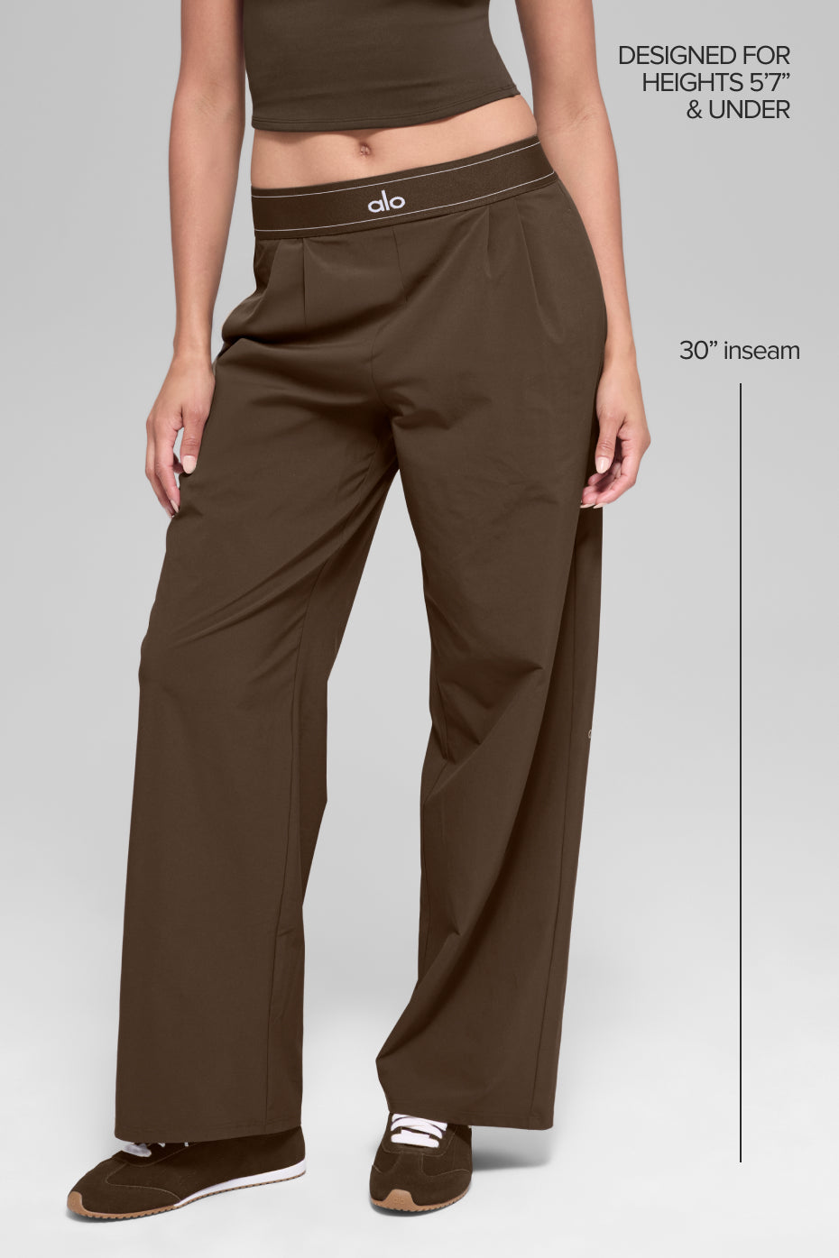 Alo Yoga Suit Up Trouser (Regular) - Espresso