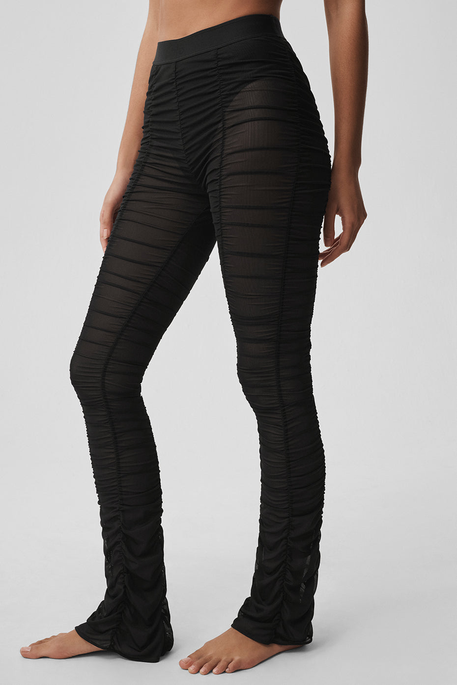 Alo Yoga Airlift Mesh High-Waist Cherish Legging - Black