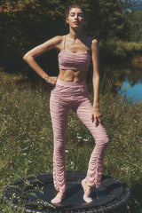 Alo Yoga Airlift Mesh High-Waist Cherish Legging - Vintage Pink