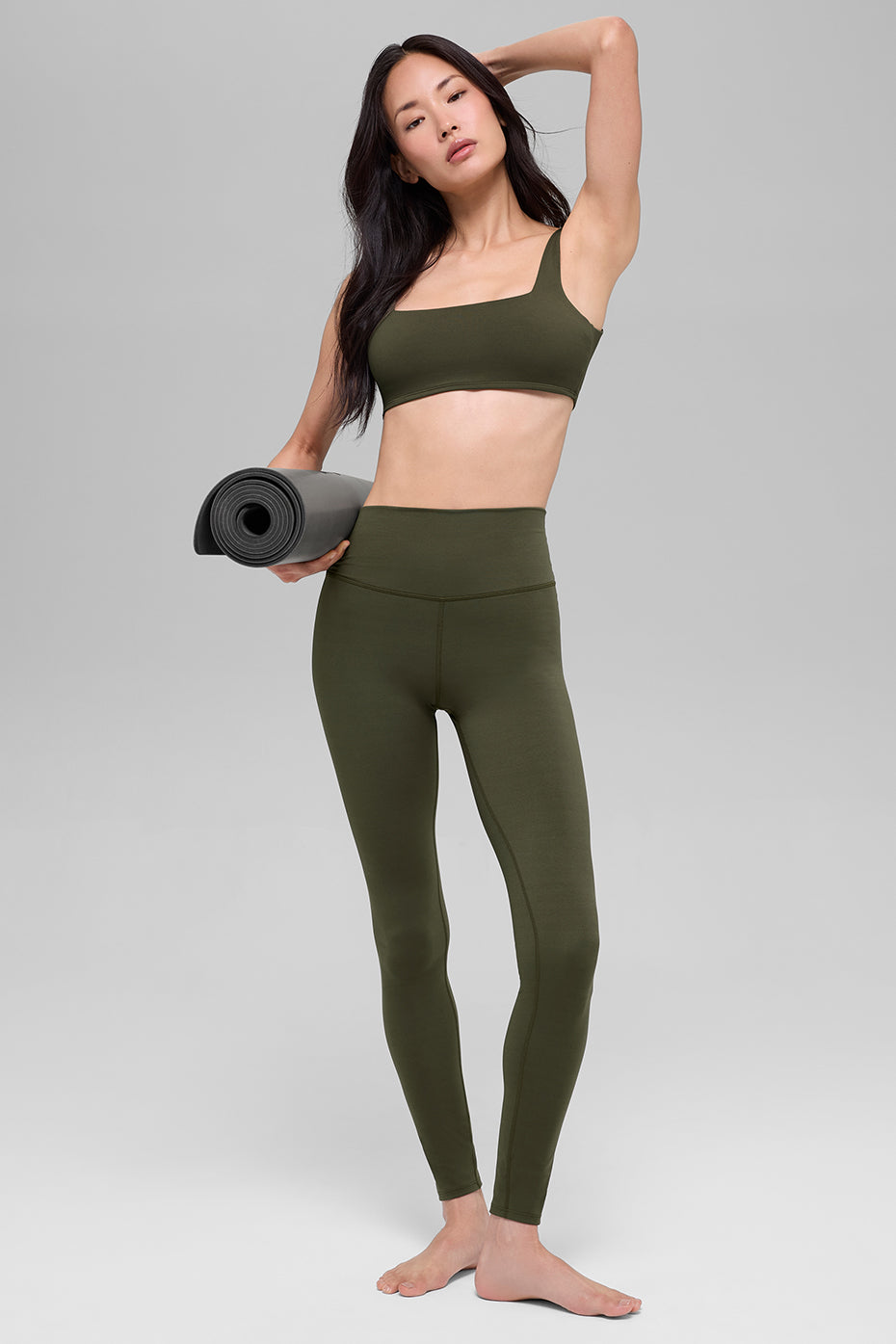 Alo Yoga ALO Softsculpt High-Waist Legging - Green Olive